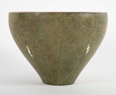 Contemporary French Shagreen Bowl for R & Y  Augousti