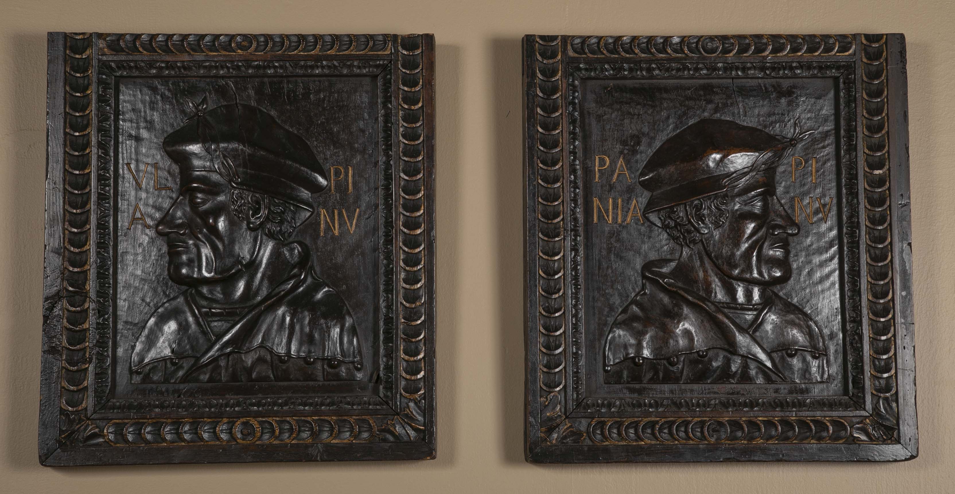 Pair of 19th Century Continental Walnut Door Panels