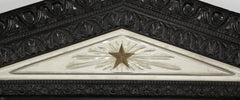 Baroque Style Flemish Ebonized Mirror