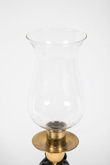 Pair of Art Deco Figural Hurricane Lamps