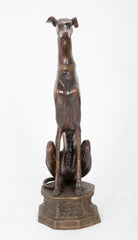 Bronze Figure of a Whippet or Greyhound