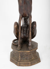 Bronze Figure of a Whippet or Greyhound