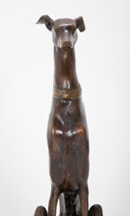 Bronze Figure of a Whippet or Greyhound