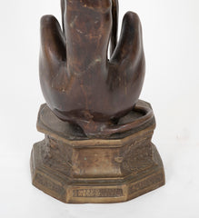 Bronze Figure of a Whippet or Greyhound