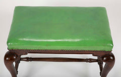 George I Walnut Cabriole Leg Bench