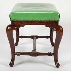 George I Walnut Cabriole Leg Bench