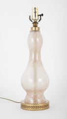 A Pair of Dino Martin Murano Glass Lamps
