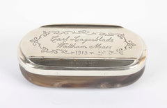 Pat Olsen Wanga Cattle Horn Snuff Box