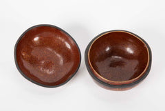 Japanese Lacquer Covered Gourd with Leaf Decoration