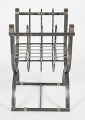 Neoclassical Style Iron Curule Form Benches