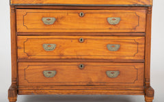 Mid 19th Century Chinese Export Camphorwood One Piece Campaign Chest