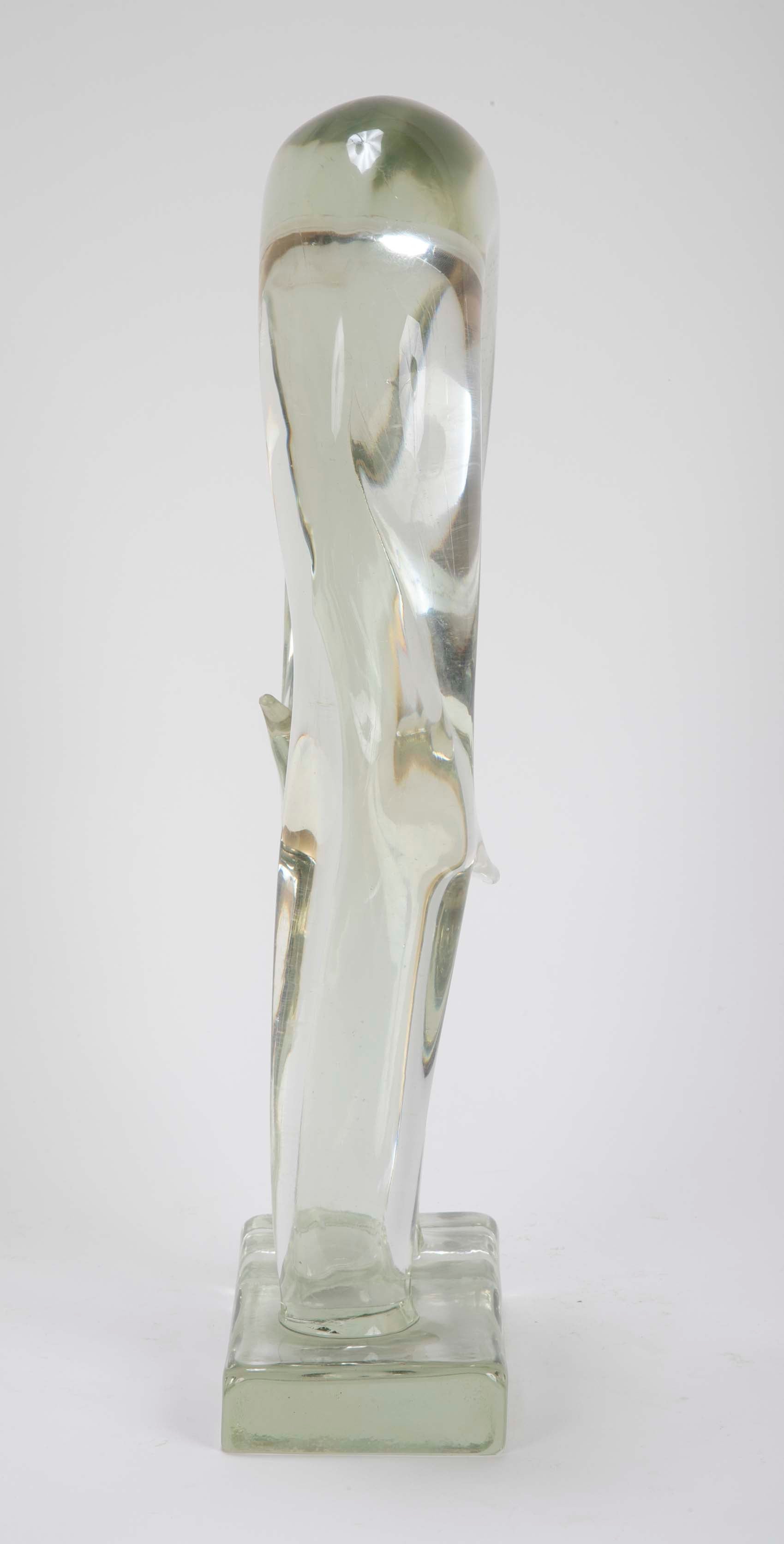 Mid-Century Glass Block Sculpture by Luciano Gaspari