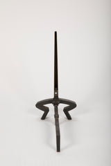 Pair of Brass and Iron Andirons by Donald Deskey, Bennett Metalworks