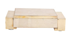 Tessellated Marble & Brass Box