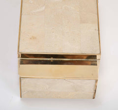 Tessellated Marble & Brass Box