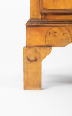 Italian Campaign Chest of Drawers with Olive Wood Veneer, Mid-20th Century