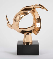 "Swirling Seagulls" signed Bronze Sculpture by Carla Lavatelli