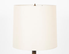 An Early 20th Century Patinated Bronze Height Adjustable Floor Lamp