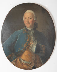 French School 18th Century Portrait Circa 1780's