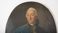 French School 18th Century Portrait Circa 1780's