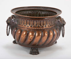 Dutch Patinated Copper Jardiniere in the Baroque Style