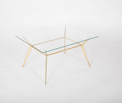 Brass Side or Coffee Table by Gino Sarfatti