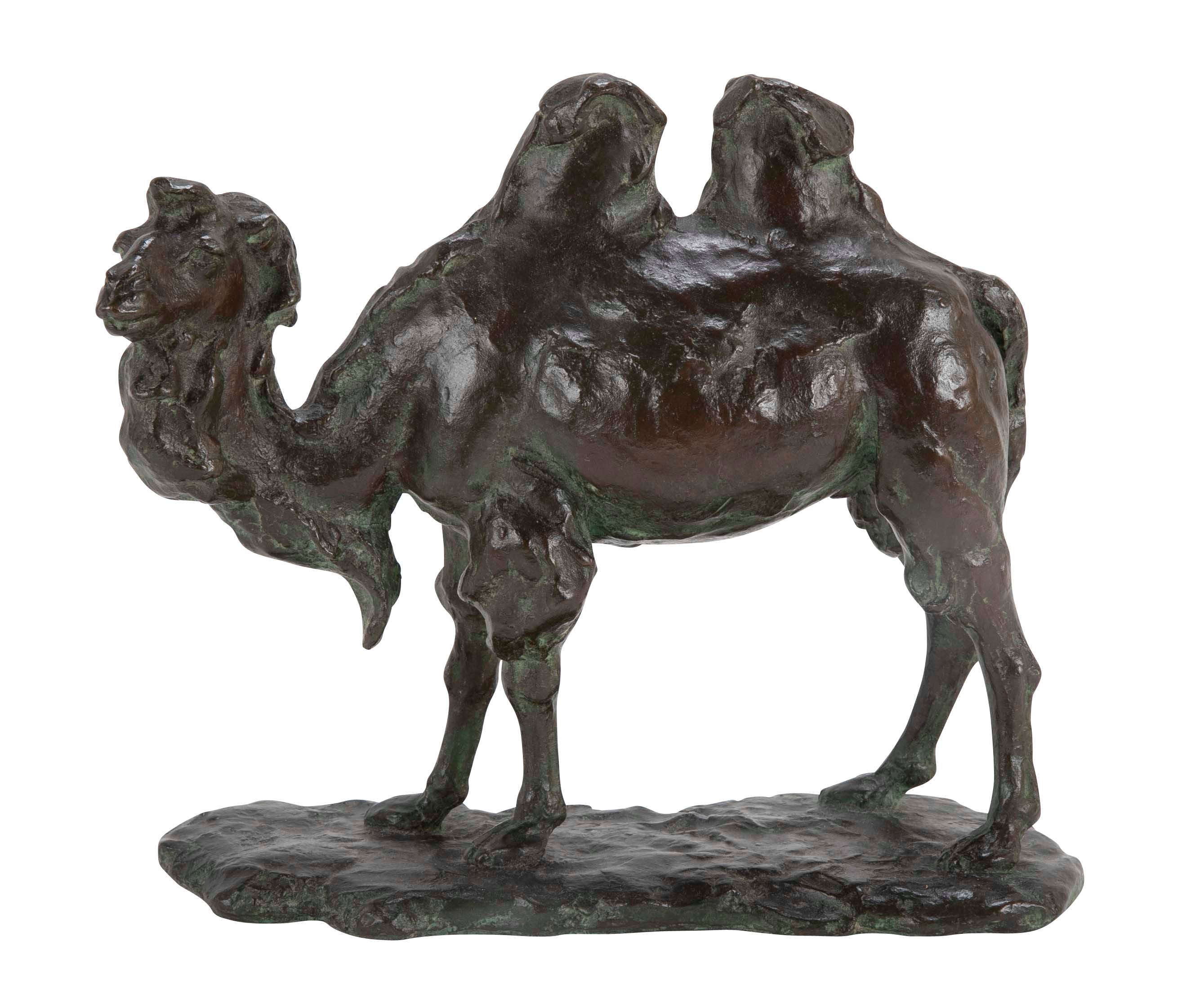A Japanese Bronze of a Bactrian Camel
