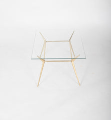 Brass Side or Coffee Table by Gino Sarfatti