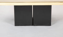 Etched Brass Coffee Table by Meidrier