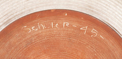 Stoneware Charger by Edwin & Mary Scheier