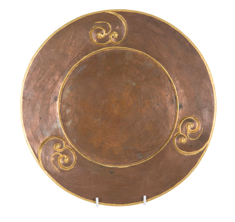 Copper Repousse Plate