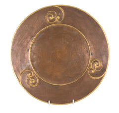 Copper Repousse Plate