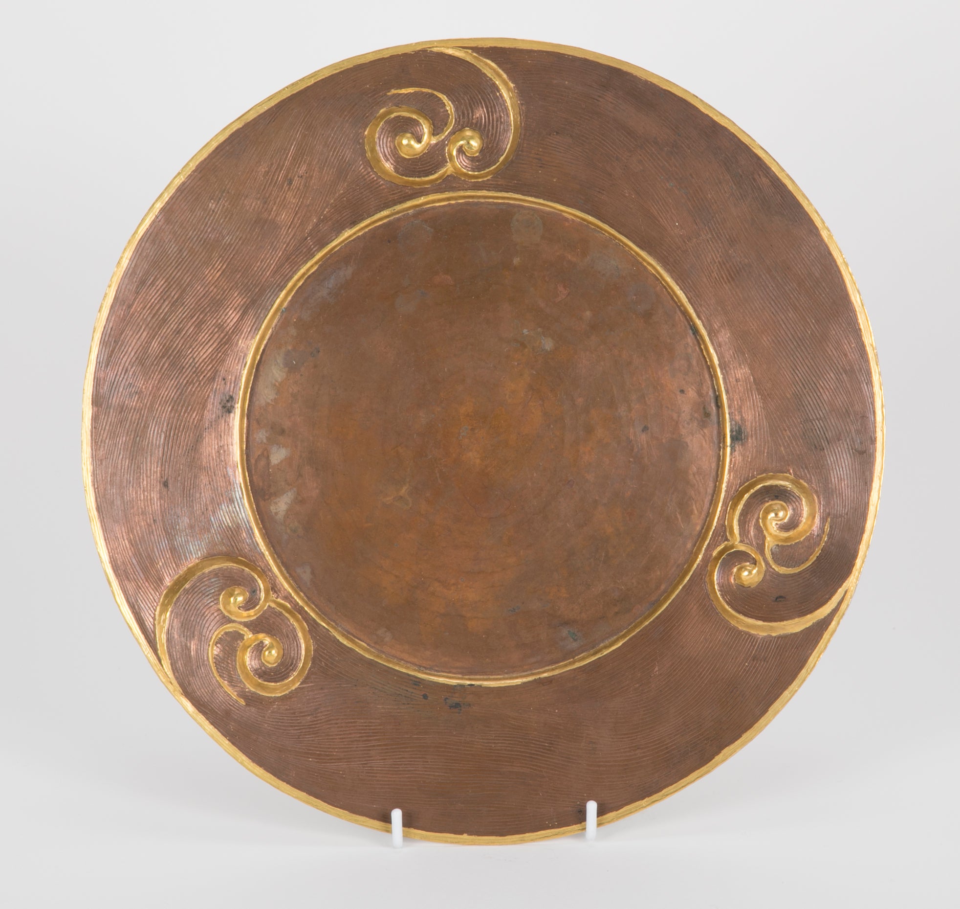 Copper Repousse Plate