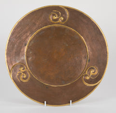 Copper Repousse Plate