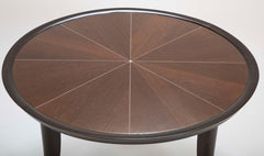 Art Deco Style Coffee Table Inlaid with Faux Ivory