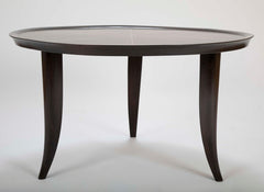 Art Deco Style Coffee Table Inlaid with Faux Ivory