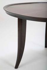 Art Deco Style Coffee Table Inlaid with Faux Ivory