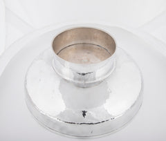 Sterling Silver Double Walled Hand-Hammered Bowl by Graziella Laffi