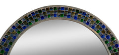 Colorful Round Tikria Mirror