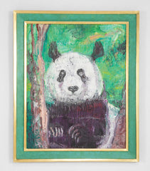 "Panda" Oil on Canvas by Hunt Slonem