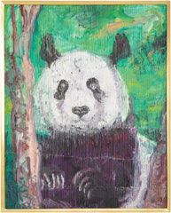 "Panda" Oil on Canvas by Hunt Slonem