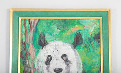 "Panda" Oil on Canvas by Hunt Slonem