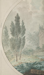 18th Century Italian"Capriccio" Watercolor