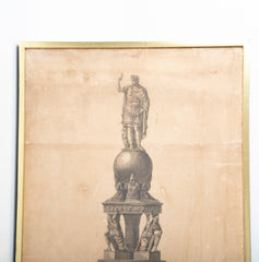 "Trajan's Column" Engraving.