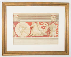 Early 20th Century Framed Engraving Of A Frieze