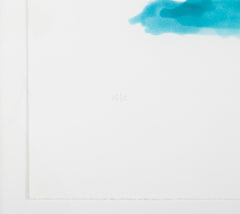 "Ocean" Aquatint in Colors on Wove Paper by Mary Heilmann