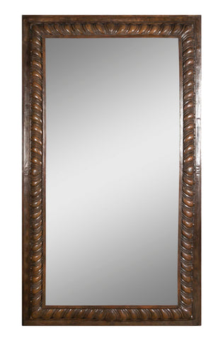 Over-Sized Copper Repousse Mirror