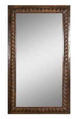 Over-Sized Copper Repousse Mirror