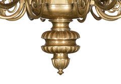 "Great Hall" Solid Brass Chandelier