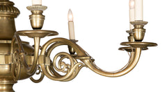 "Great Hall" Solid Brass Chandelier